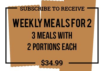Weekly Meals For 2 - Subscription